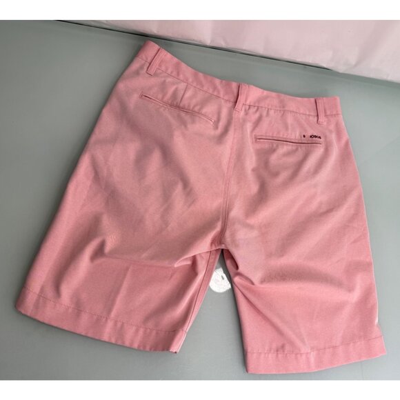 Bonobos Men Golf Shorts Pink Chino Performance Flat Front Stretch 32 10" Inseam - Picture 5 of 7